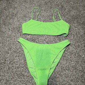 Pacsun Lime Green Bikini Set